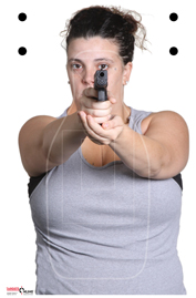 Handgun Threat 19 - Card Stock Handgun Threat 19 - Card Stock